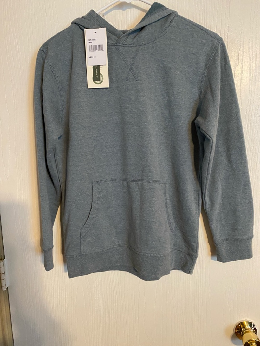 Threads 4 Thought Kids Hooded Pullover Sweatshirt - Heather Slate Blue